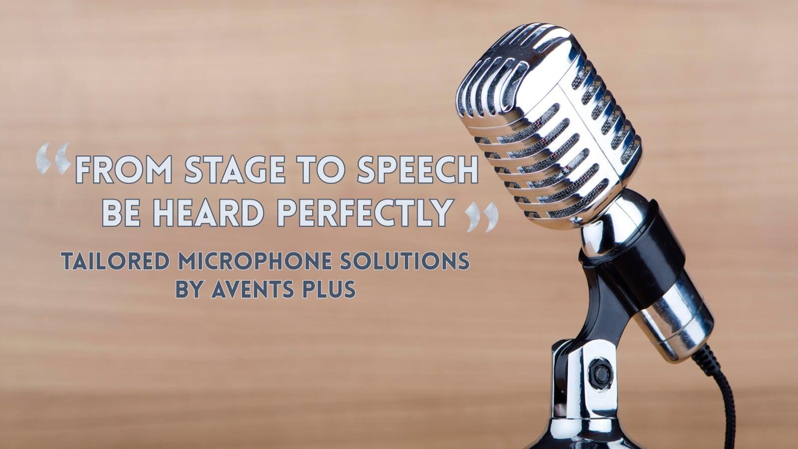 Choosing the Right Microphone for Your Event | Avents Plus Bahrain & Saudi Arabia